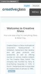 Mobile Screenshot of creative-glass.com