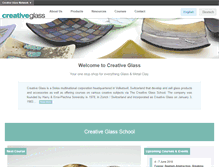 Tablet Screenshot of creative-glass.com